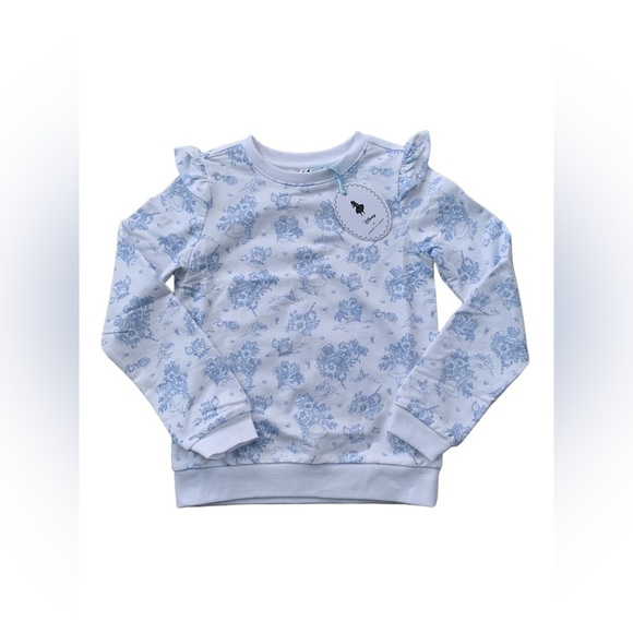 Janie and Jack Other - Janie and Jack x Disney NWT Size 8 Alice In Wonderland Toile Sweatshirt